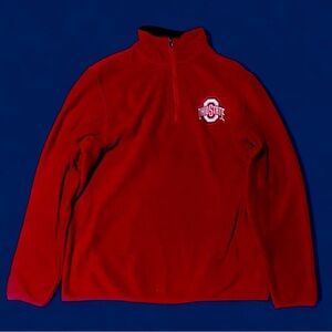 Medium men’s Ohio State Red Fleece buckeyes Pullover